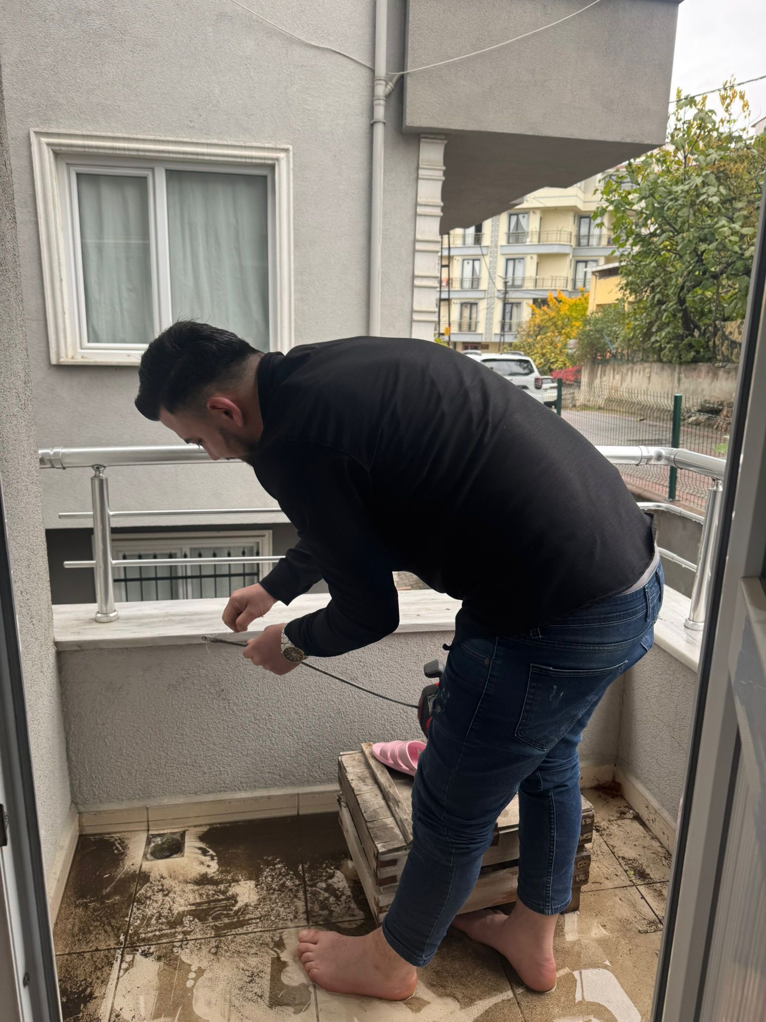 Balkon gideri açma